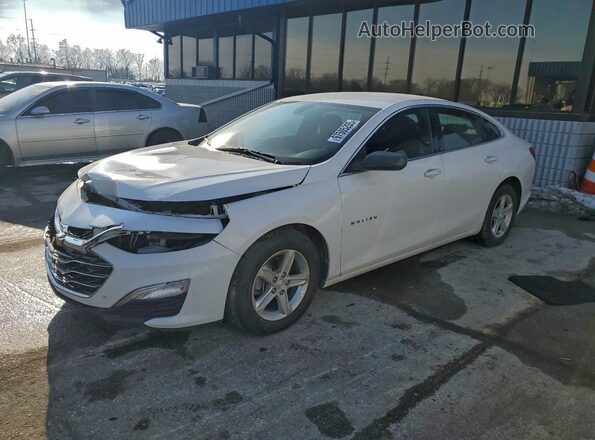 1G1ZC5ST1KF208366 2019 CHEVROLET MALIBU Белый Передняя левая четверть