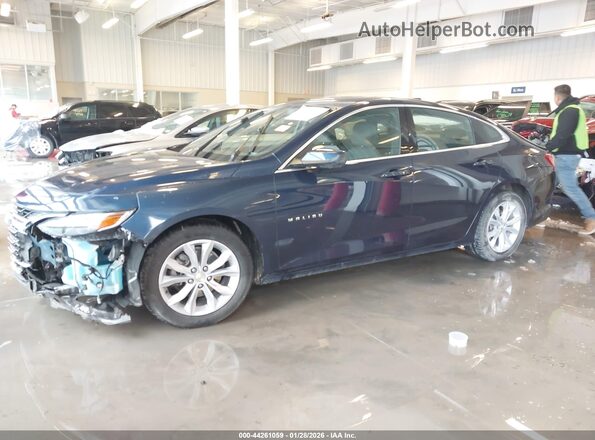 1G1ZD5ST0NF174552 2022 CHEVROLET MALIBU Синий Передняя левая четверть
