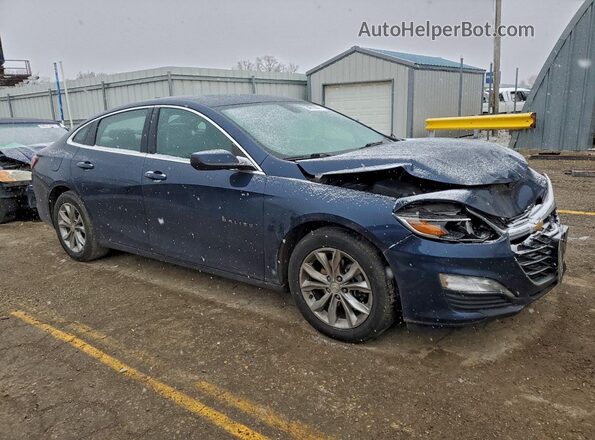 1G1ZD5STXKF203146 2019 CHEVROLET MALIBU Синий Передняя правая четверть