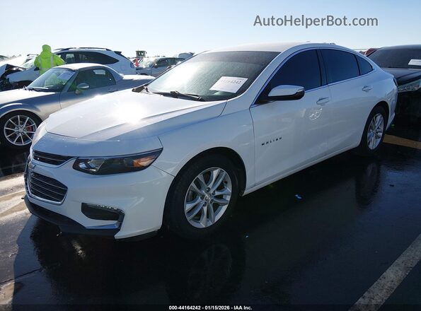 1G1ZE5ST3GF293826 2016 CHEVROLET MALIBU Белый Передняя левая четверть