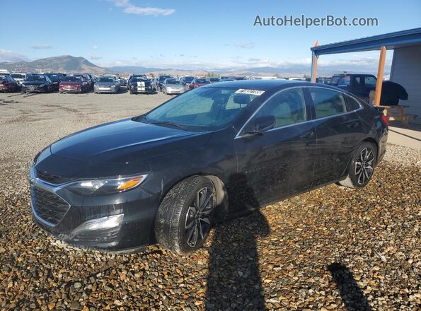 1G1ZG5ST8MF078089 2021 CHEVROLET MALIBU Черный Передняя левая четверть