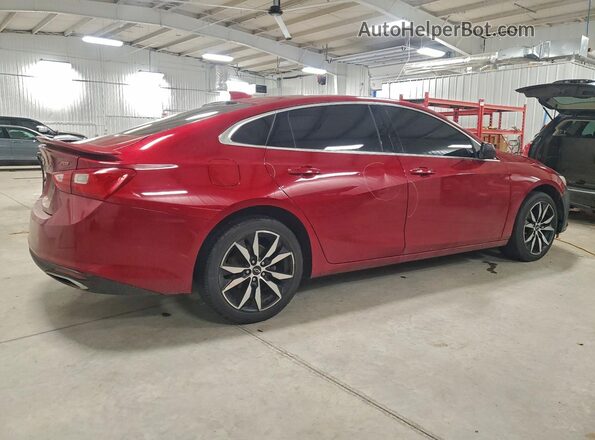 1G1ZG5ST9MF041293 2021 CHEVROLET MALIBU Красный Задняя правая четверть