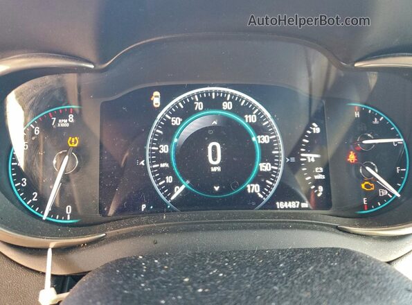 1G4GF5G30GF145410 2016 BUICK LACROSSE Black Instrument cluster view
