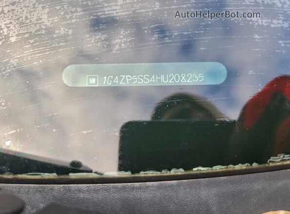 1G4ZP5SS4HU208235 2017 BUICK LACROSSE Black Vista del compartimento del motor