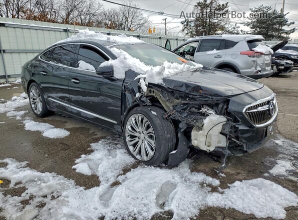 1G4ZP5SS8HU175773 2017 BUICK LACROSSE Black Przód prawy