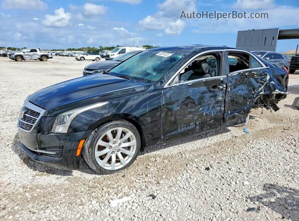 1G6AA5RX8H0154825 2017 CADILLAC ATS Black Vista tres cuartos delantera izquierda