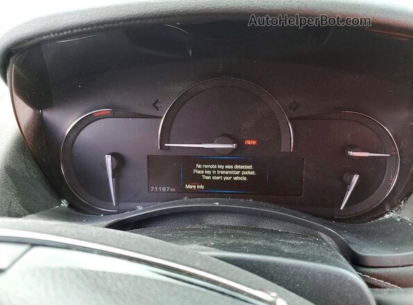 1G6AA5RX8H0154825 2017 CADILLAC ATS Black Vista del cuadro de instrumentos