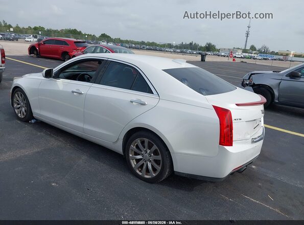 1G6AB5RX5H0154617 2017 CADILLAC ATS White Trasero izquierdo