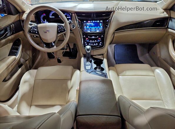 1G6AR5SS2G0195571 2016 CADILLAC CTS Синий Вид панели приборов