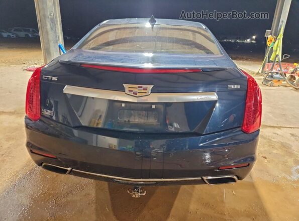 1G6AR5SS2G0195571 2016 CADILLAC CTS Синий Вид сзади