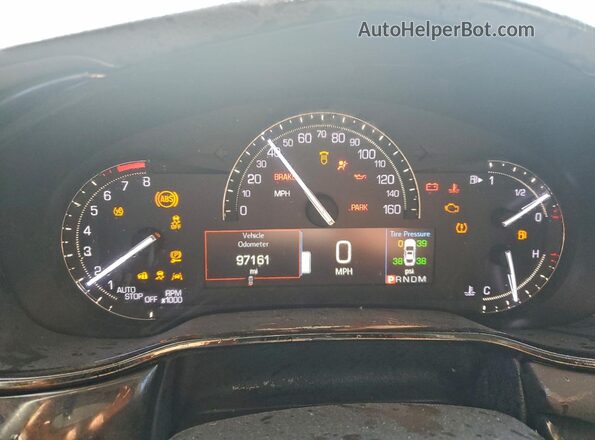 1G6AR5SS9J0107672 2018 CADILLAC CTS Серый Вид щитка приборов
