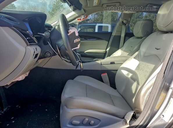 1G6AR5SS9J0107672 2018 CADILLAC CTS Серый Вид салона спереди