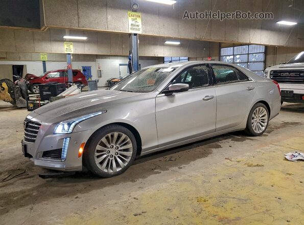 1G6AS5SS1J0174917 2018 CADILLAC CTS Серебряный Передняя левая четверть