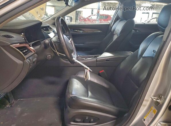 1G6AS5SS1J0174917 2018 CADILLAC CTS Серебряный Вид салона спереди