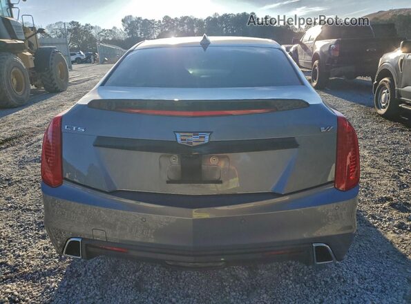 1G6AV5S89J0165295 2018 CADILLAC CTS Серебряный Вид сзади