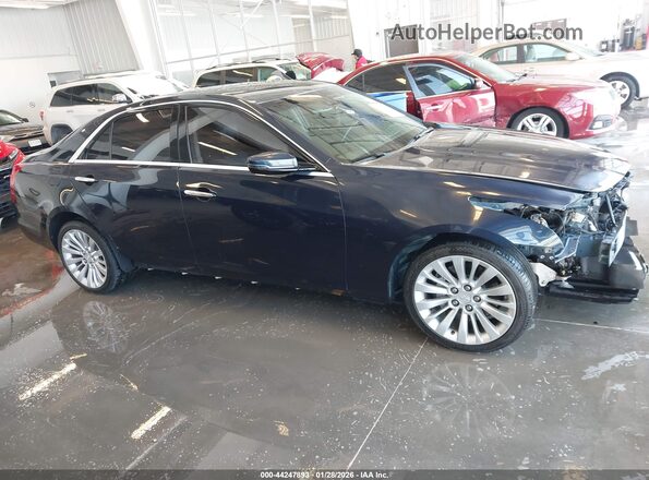 1G6AX5SX1G0113458 2016 CADILLAC CTS Синий Вид задней части салона