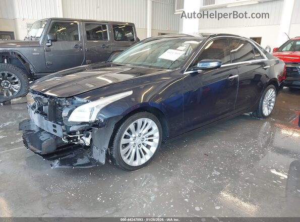 1G6AX5SX1G0113458 2016 CADILLAC CTS Синий Передняя левая четверть