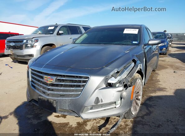 1G6AX5SX2J0169335 2018 CADILLAC CTS Серый Передняя левая четверть