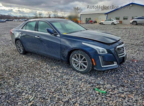 1G6AX5SX3H0144034 2017 CADILLAC CTS Синий Передняя правая четверть