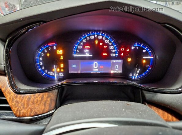 1G6AX5SX4G0101093 2016 CADILLAC CTS Black Widok zestawu wskaźników