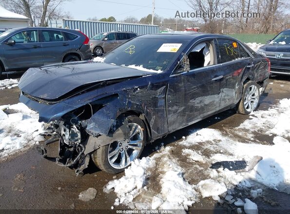 1G6AX5SX5H0202824 2017 CADILLAC CTS Синий Передняя левая четверть