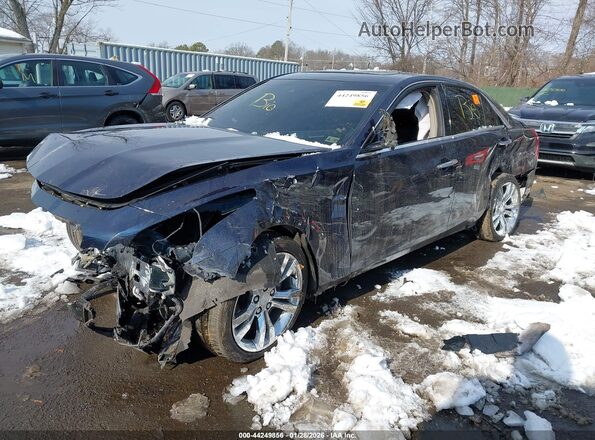 1G6AX5SX5H0202824 2017 CADILLAC CTS Синий Вид спереди