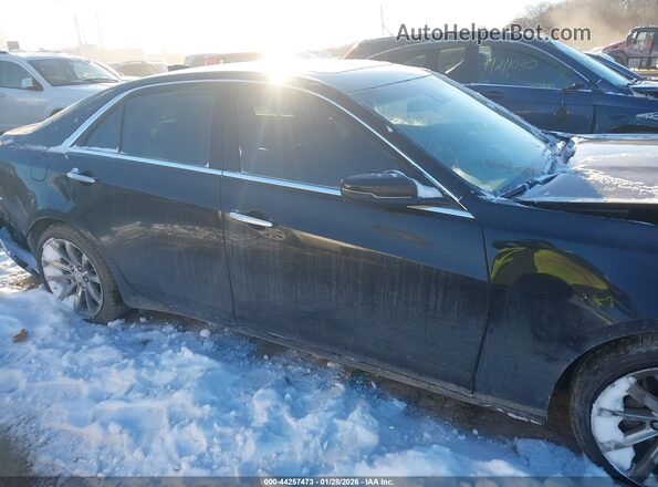 1G6AX5SX7K0142732 2019 CADILLAC CTS Black Widok wnętrza z tyłu