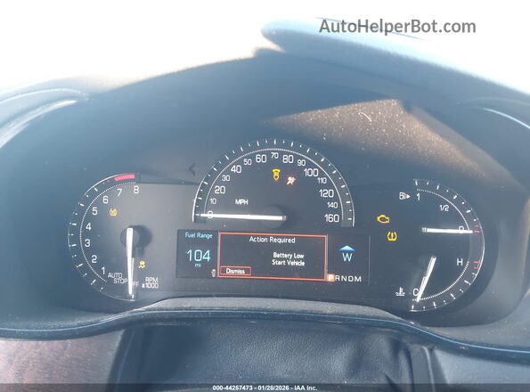 1G6AX5SX7K0142732 2019 CADILLAC CTS Black Widok tylnych siedzeń