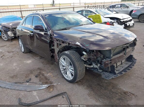 1G6DB5RK7M0117614 2021 CADILLAC CT4 Темно-бордовый Передняя правая четверть