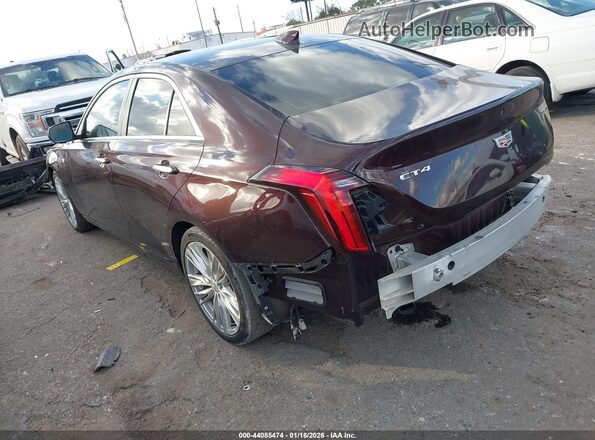 1G6DB5RK7M0117614 2021 CADILLAC CT4 Темно-бордовый Задняя левая четверть