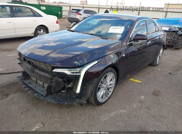 1G6DB5RK7M0117614 2021 CADILLAC CT4 Темно-бордовый Передняя левая четверть