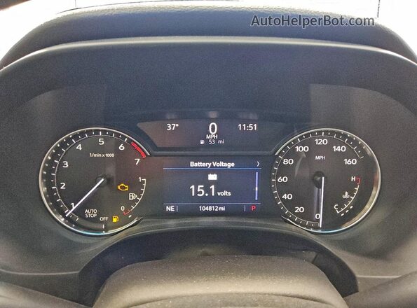 1G6DB5RK9P0110345 2023 CADILLAC CT4 Black Вид щитка приладів