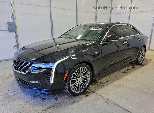 1G6DB5RK9P0110345 2023 CADILLAC CT4 Black Передня ліва чверть