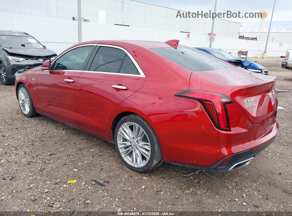1G6DB5RKXN0124039 2022 CADILLAC CT4 Красный Задняя левая четверть