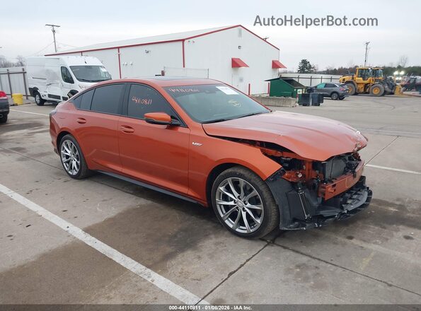 1G6DR5RW8P0146333 2023 CADILLAC CT5 Оранжевый Передняя правая четверть