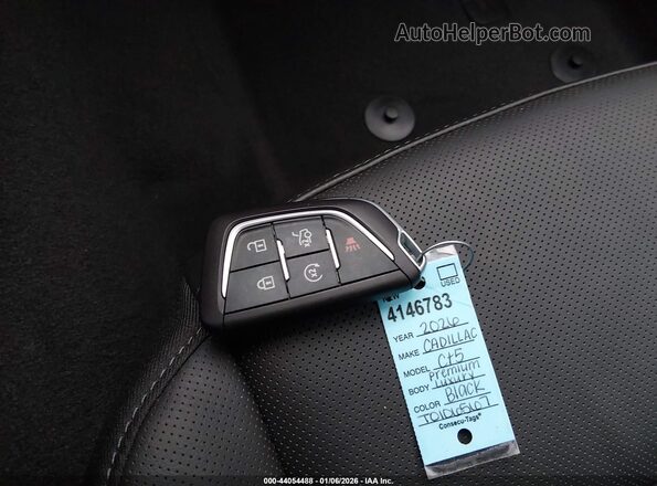 1G6DS5RK4T0106567 2026 CADILLAC CT5 Black Widok deski rozdzielczej