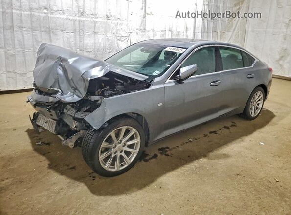 1G6DX5RK1M0113110 2021 CADILLAC CT5 Серебряный Передняя левая четверть