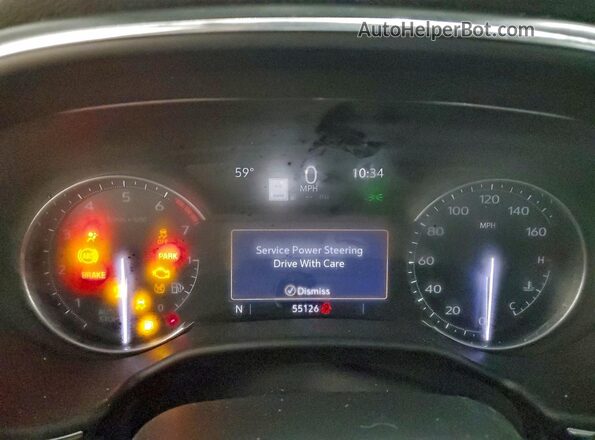 1G6DX5RK1M0113110 2021 CADILLAC CT5 Серебряный Вид щитка приборов