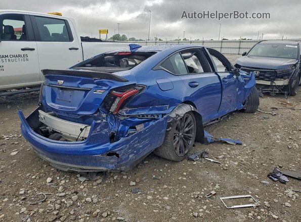 1G6DY5R64P0860902 2023 CADILLAC CT5 Синий Задняя правая четверть