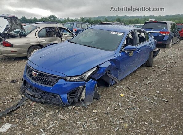 1G6DY5R64P0860902 2023 CADILLAC CT5 Синий Передняя левая четверть