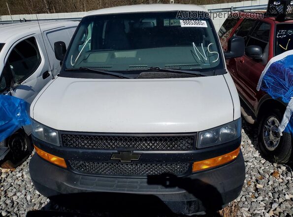 1GAZGNFP5K1311577 2019 CHEVROLET EXPRESS Белый Вид спереди