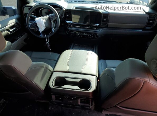 1GC4KYEY2SF218899 2025 CHEVROLET SILVERADO Gray წინა პანელის ხედი