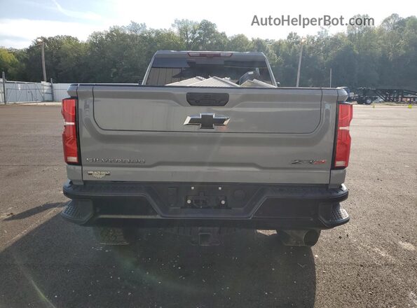1GC4KYEY2SF218899 2025 CHEVROLET SILVERADO Gray უკანა ხედი