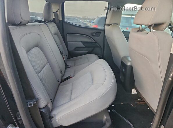 1GCGSBEN8J1280917 2018 CHEVROLET COLORADO Black Widok tylnych siedzeń