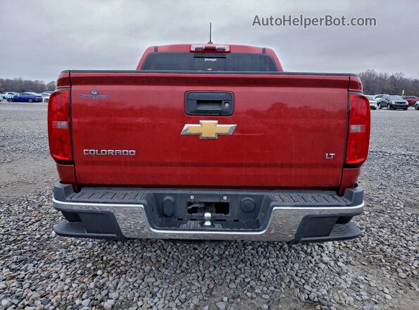 1GCGSCE35G1124217 2016 CHEVROLET COLORADO Красный Вид сзади