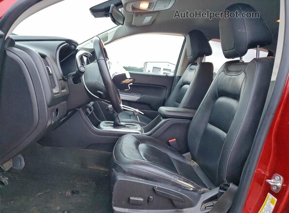1GCGSCE35G1124217 2016 CHEVROLET COLORADO Красный Вид салона спереди