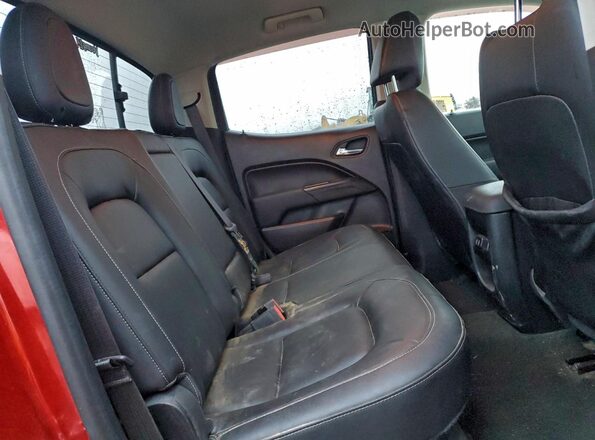1GCGSCE35G1124217 2016 CHEVROLET COLORADO Красный Вид задних сидений