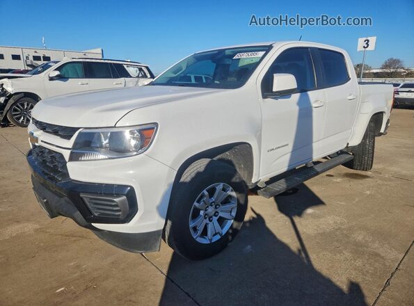 1GCGSCEA7M1155141 2021 CHEVROLET COLORADO White წინა მარცხენა ხედი სამი მეოთხედიდან