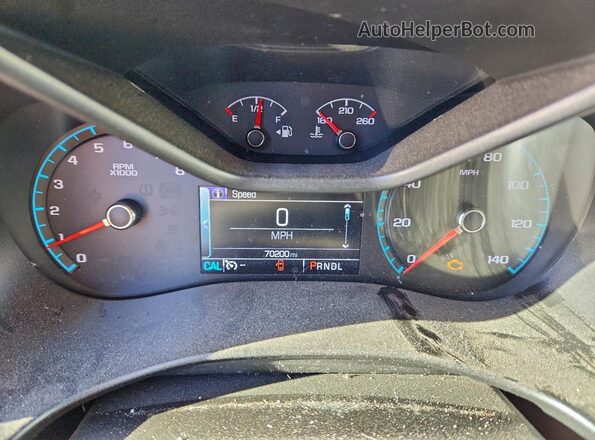 1GCGSCEN1J1227708 2018 CHEVROLET COLORADO Серебряный Вид щитка приборов