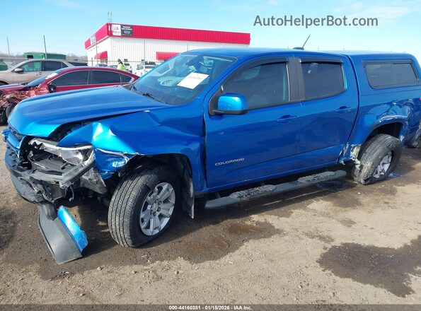1GCGSCEN4M1158405 2021 CHEVROLET COLORADO Синий Вид спереди